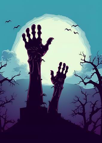 Halloween Hand Vector