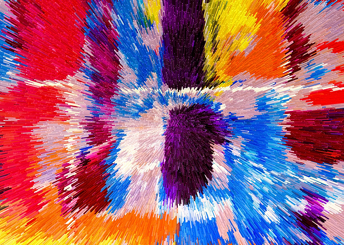 Abstract Acrylic Painting