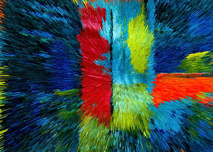 Abstract Acrylic Painting