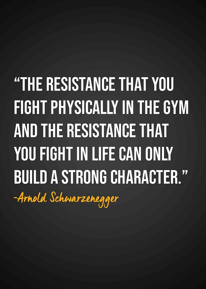 Arnold Schwarzenegger gym