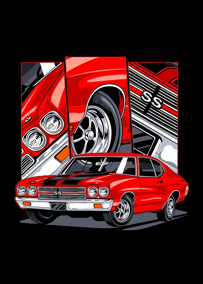 Classic Red Car