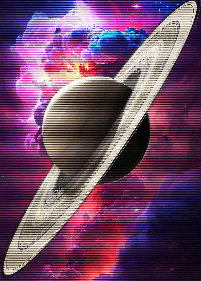 PLANET AND NEBULA