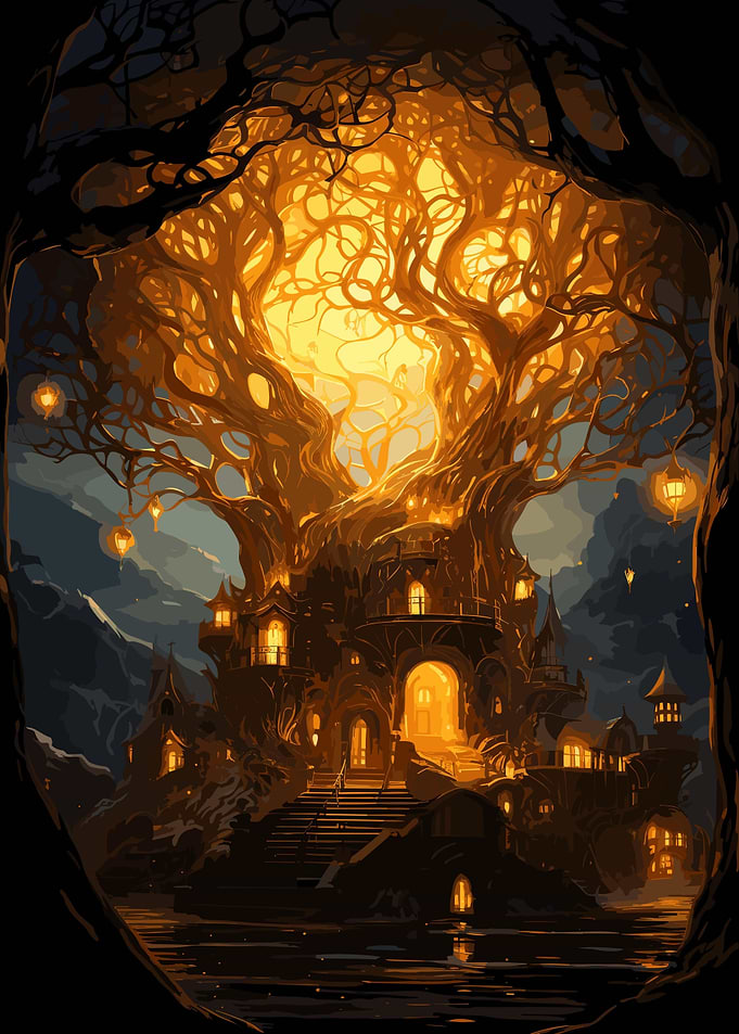 Magical Castle in a Tree