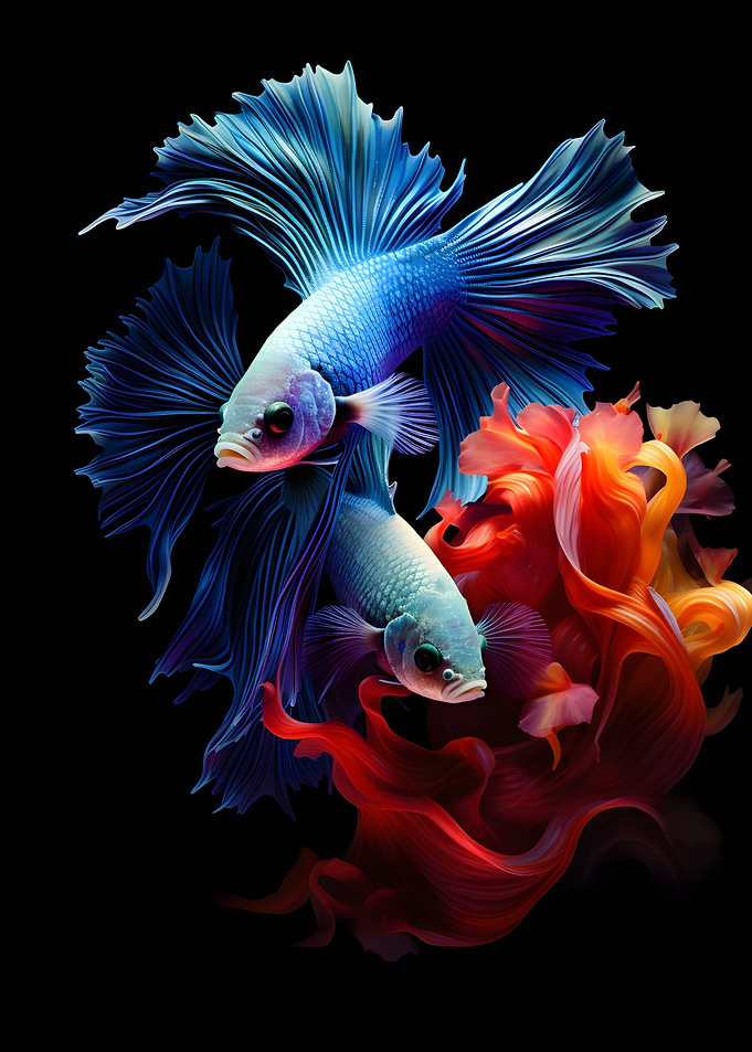Bioluminescent Bettas