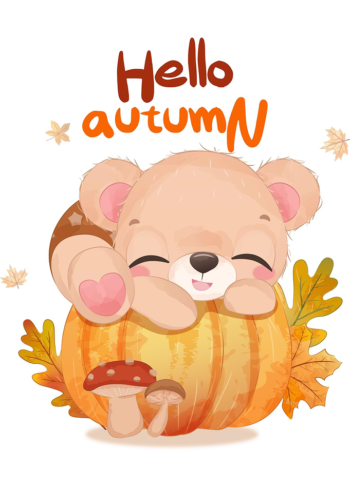 Sleeping cute Bear