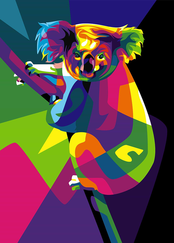 Koala Pop Art