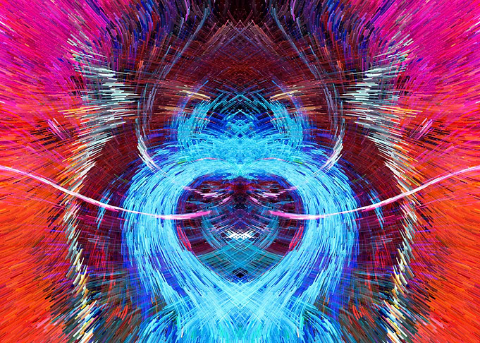 Abstract Acrylic Painting