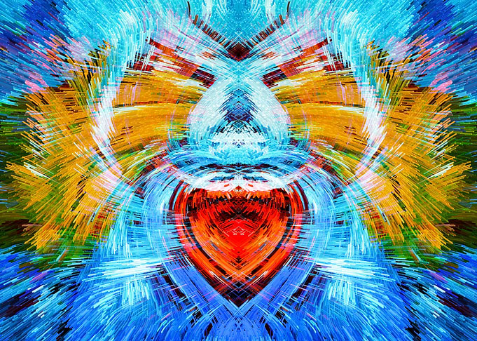 Abstract Acrylic Painting