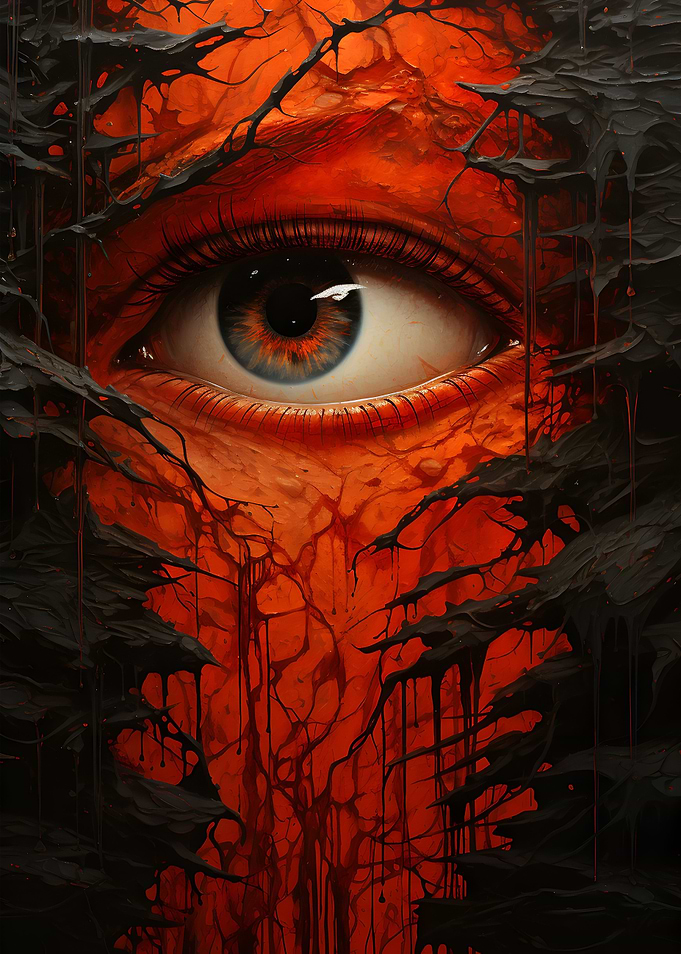 Eye in the shadow