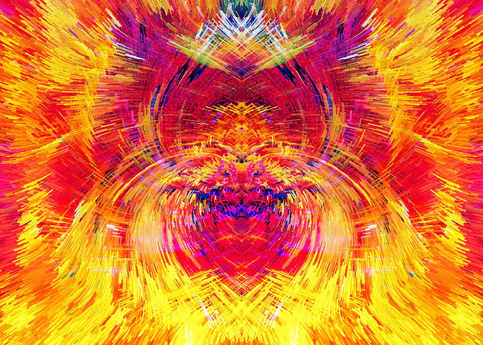 Abstract Acrylic Painting