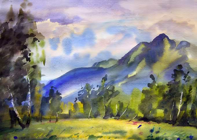 Watercolor Scenery