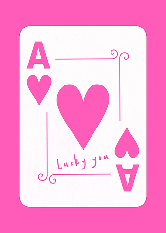Pink Ace Card