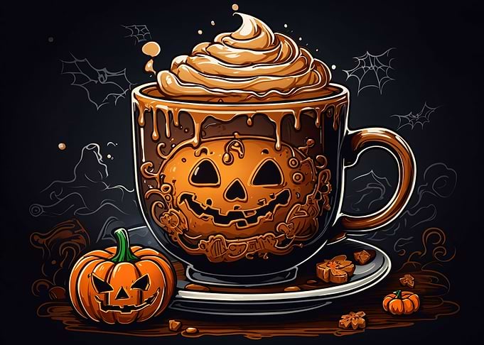 Halloween Cup of Coffee