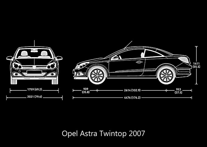 opel astra twintop 2007