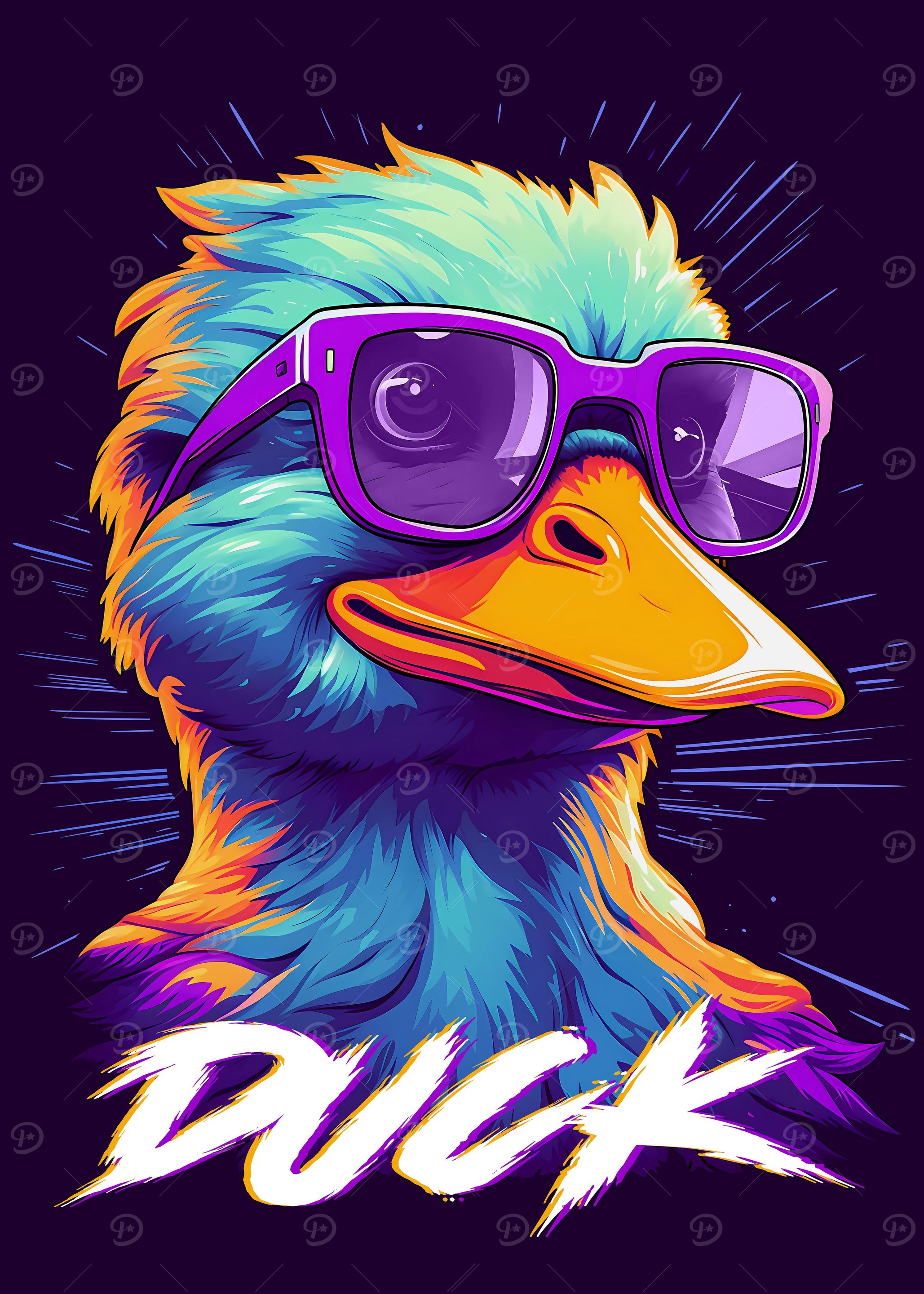 Duck Wearing Sunglasses