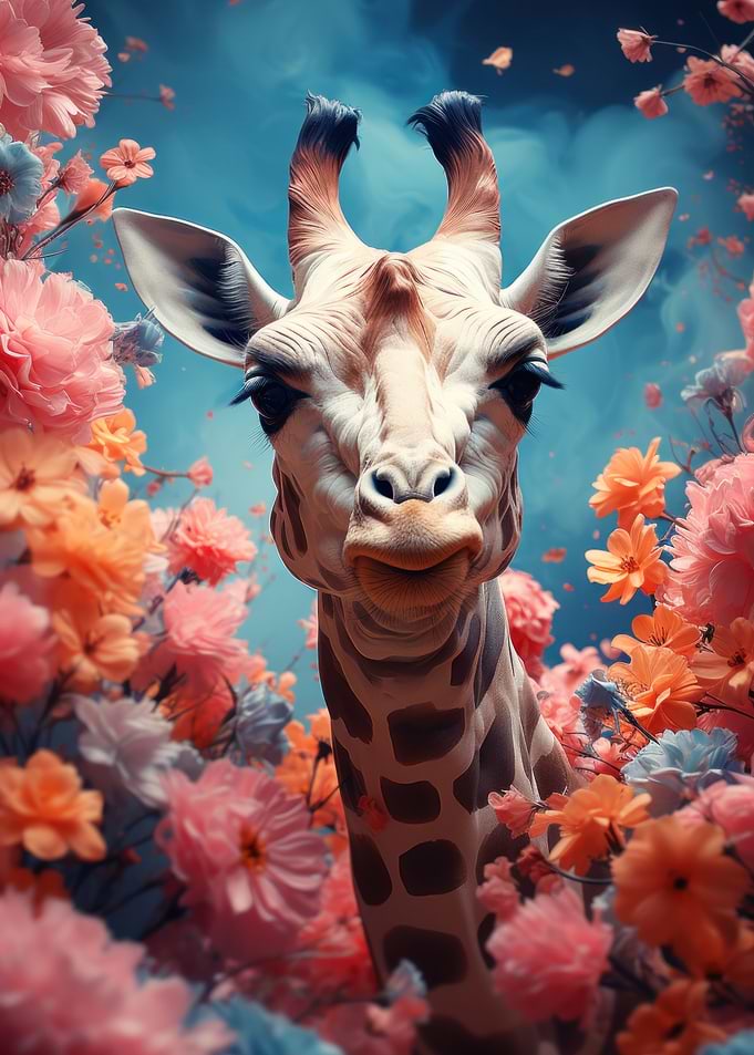 Giraffe portrait