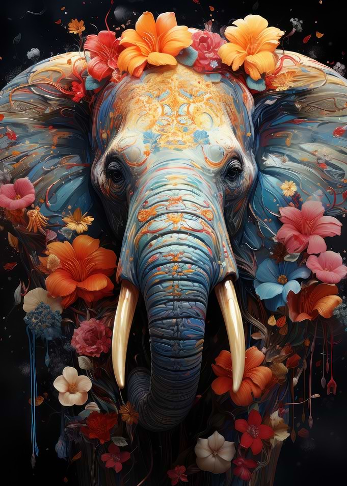 Elephant portrait