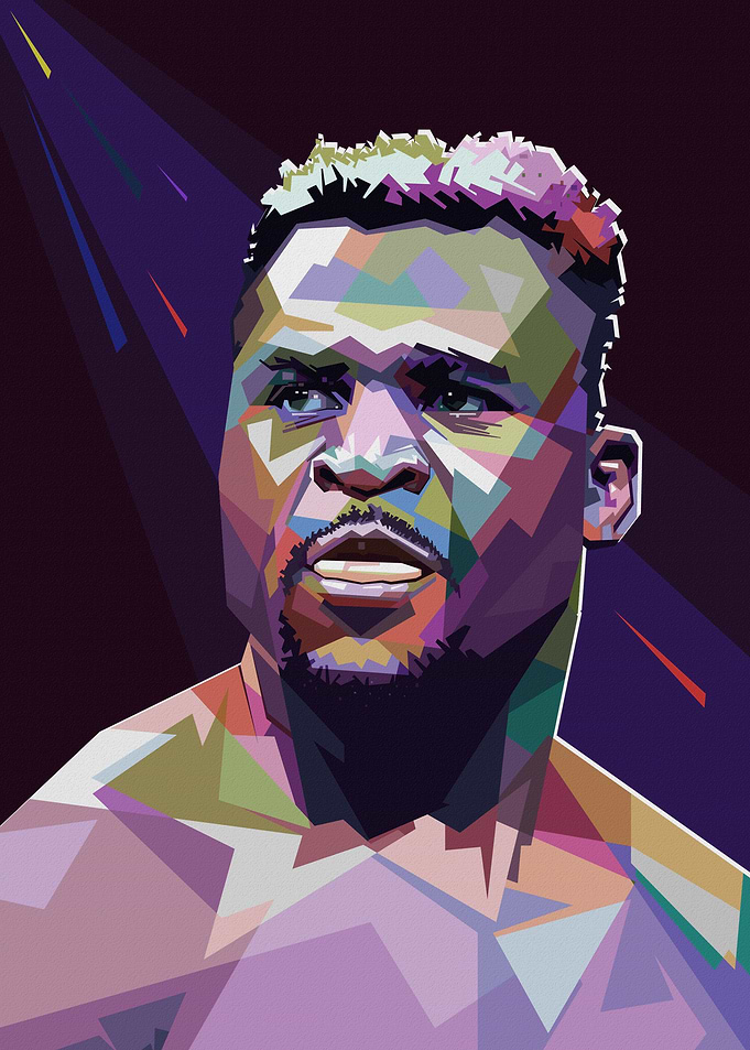 F Ngannou Pop Art