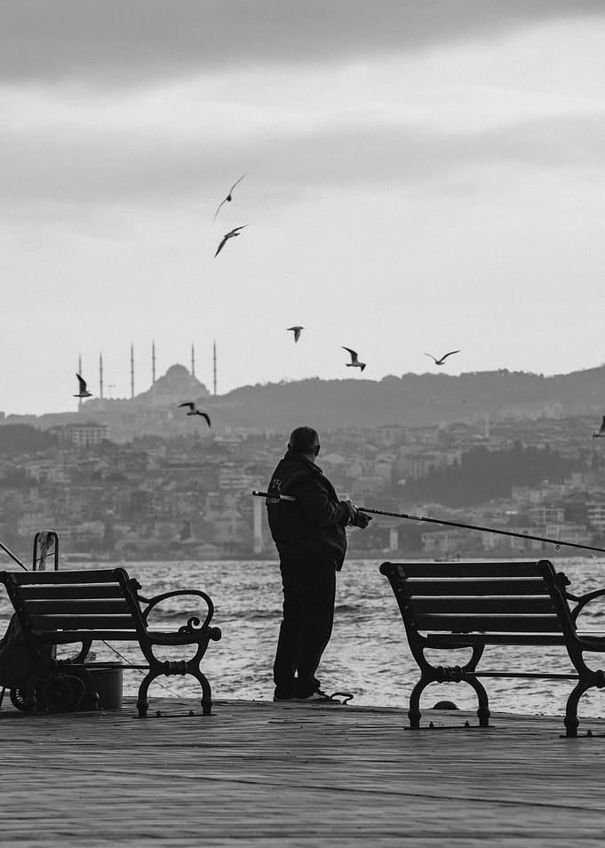 Fisherman in Istanbul
