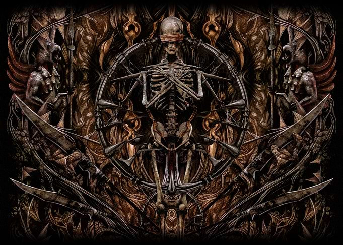 Blindfolded Skeleton