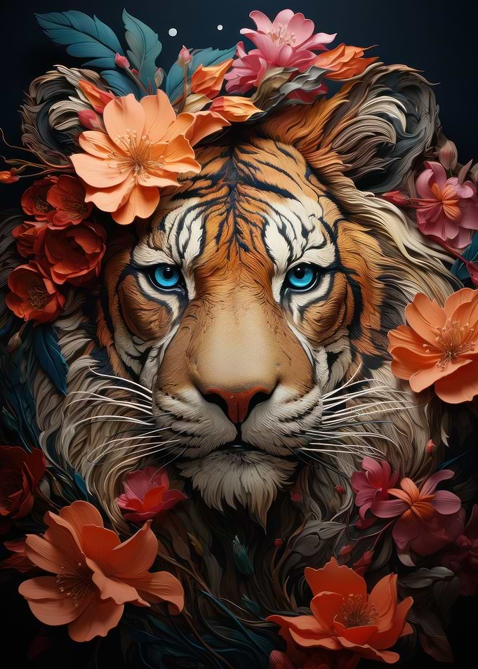 Tiger portrait