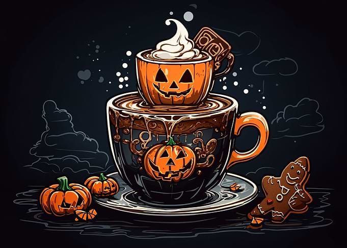 Halloween Cup of Coffee