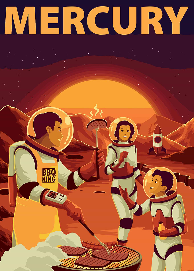 visit on mercury