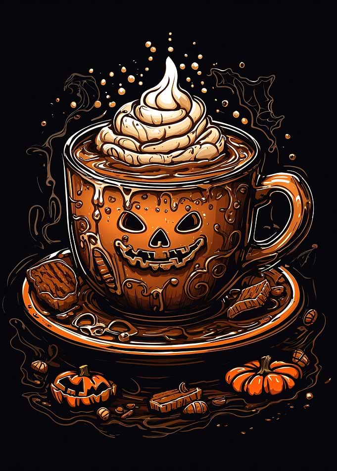 Halloween Cup of Coffee