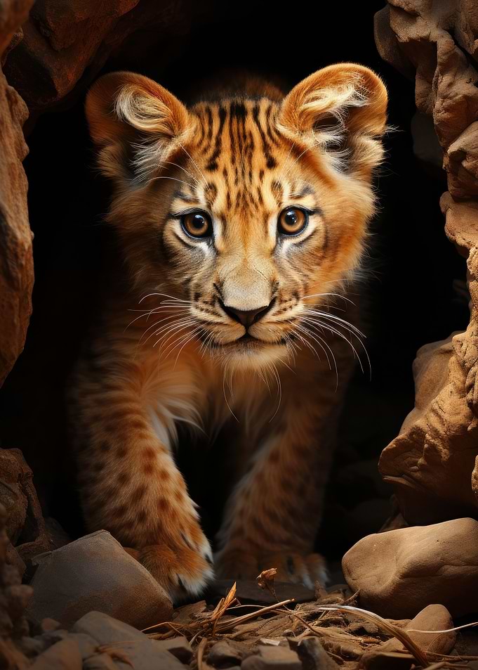 Lion cub