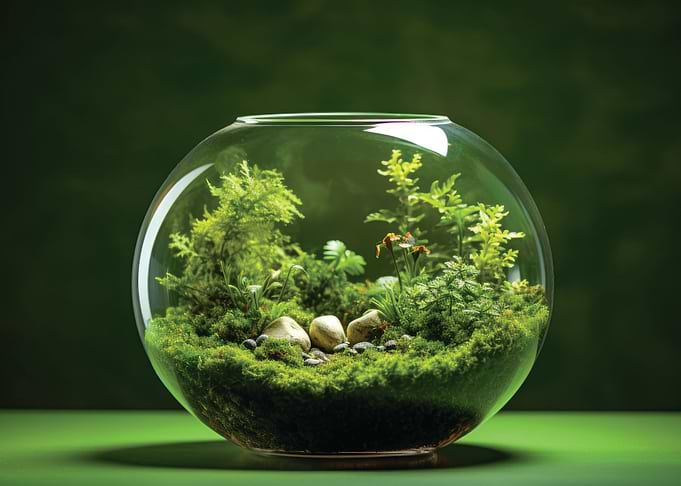 Aquarium nature plant