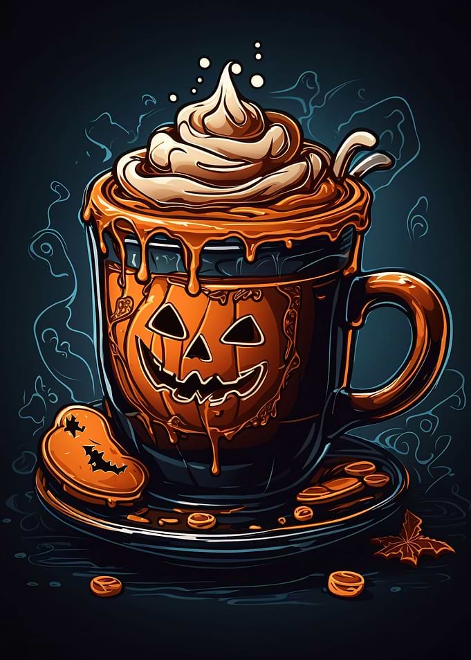 Halloween Cup of Coffee