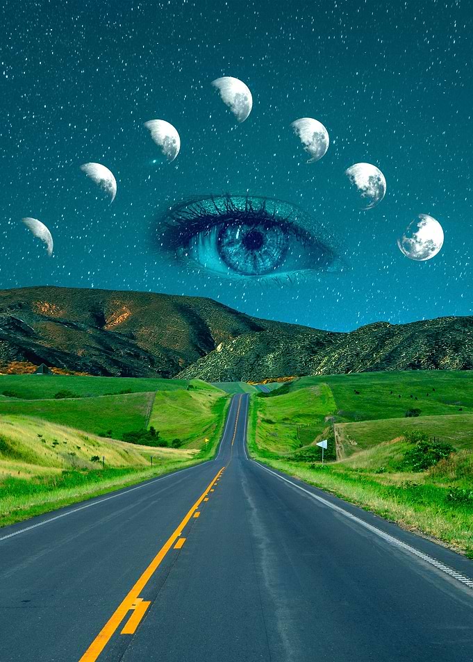 Moon Eclipse in Highway