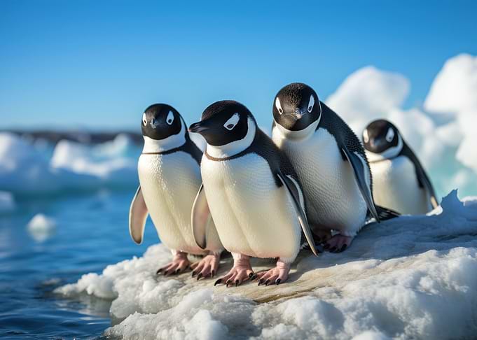 Emperor penguins