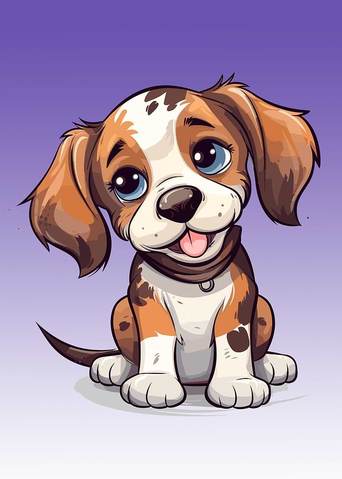 A cute puppy