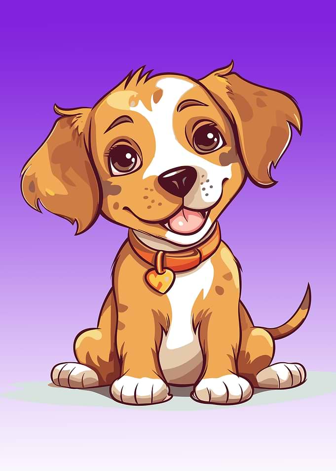 A cute puppy