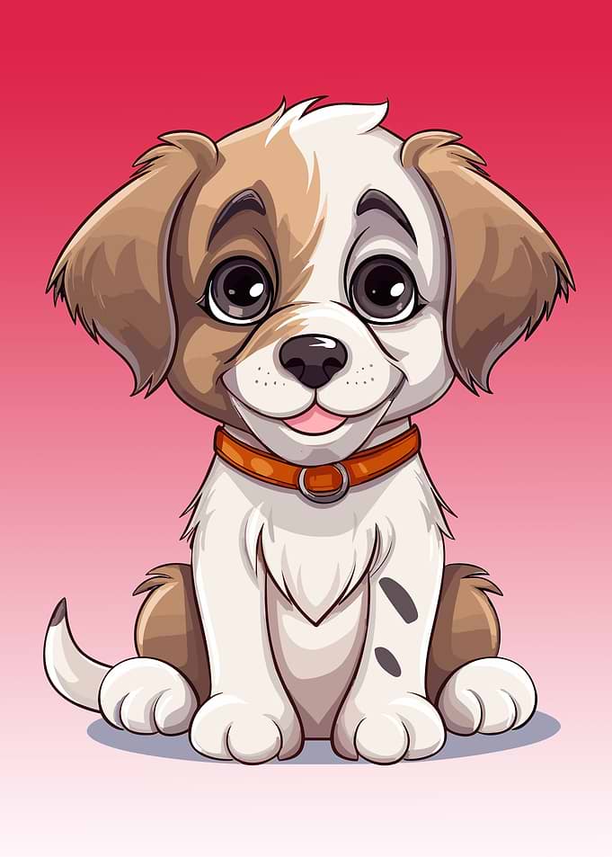 A cute puppy