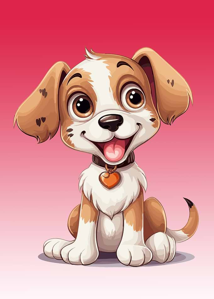 A cute puppy