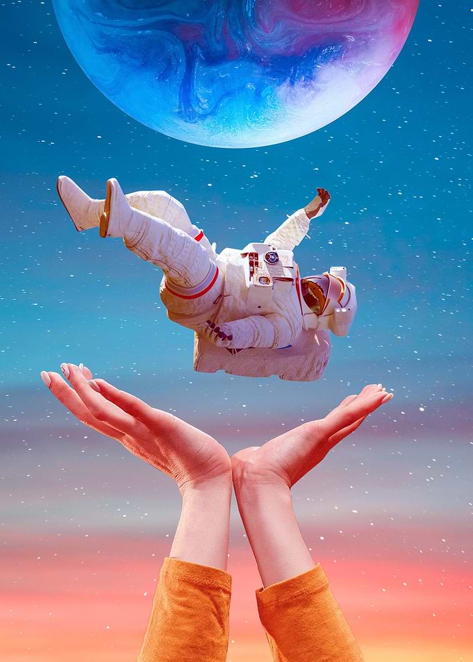 Astronaut Falling