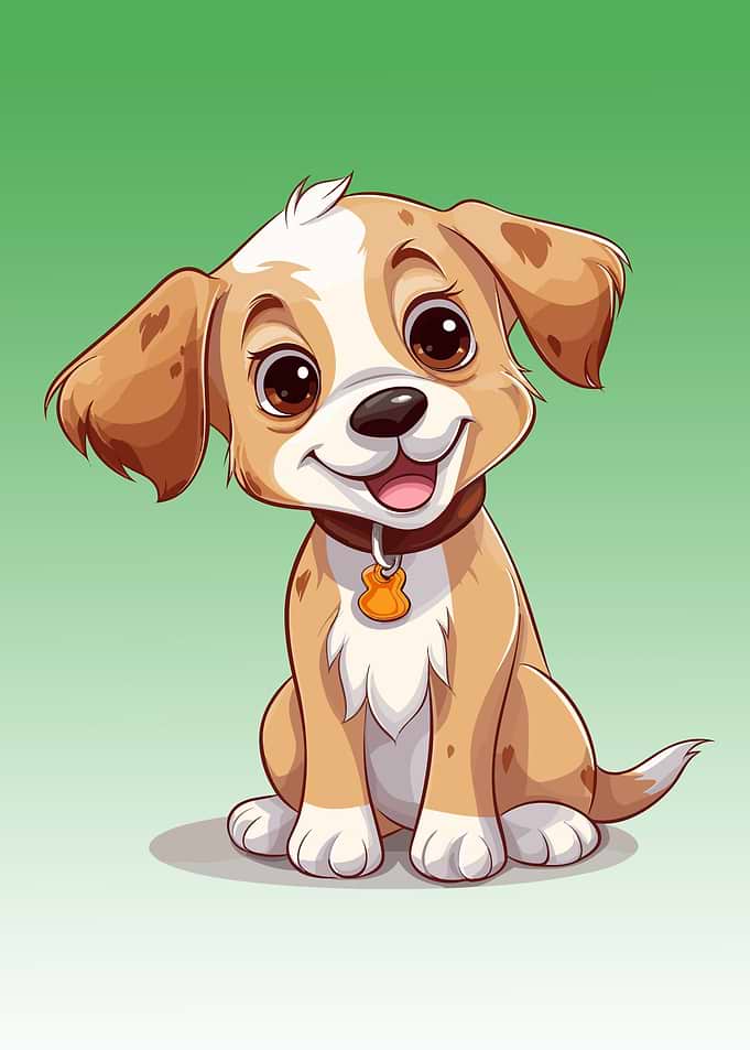A cute puppy