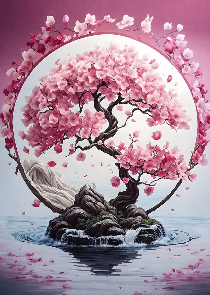 Pink Cherry Blossoms