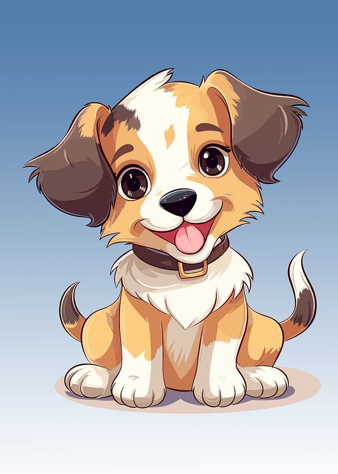 A cute puppy