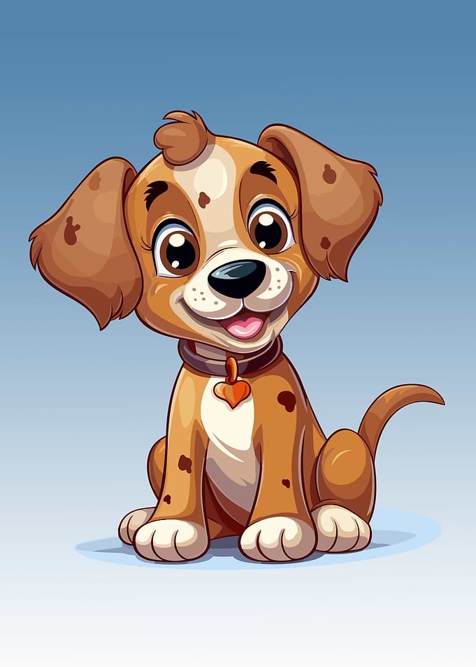 A cute puppy
