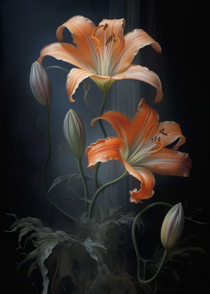 Orange Lilies