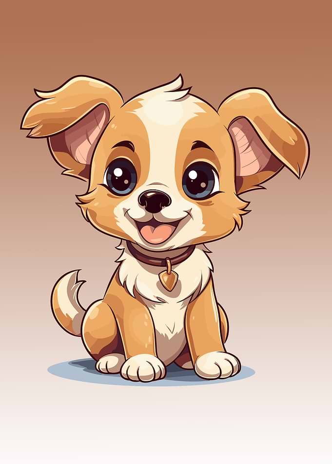 A cute puppy