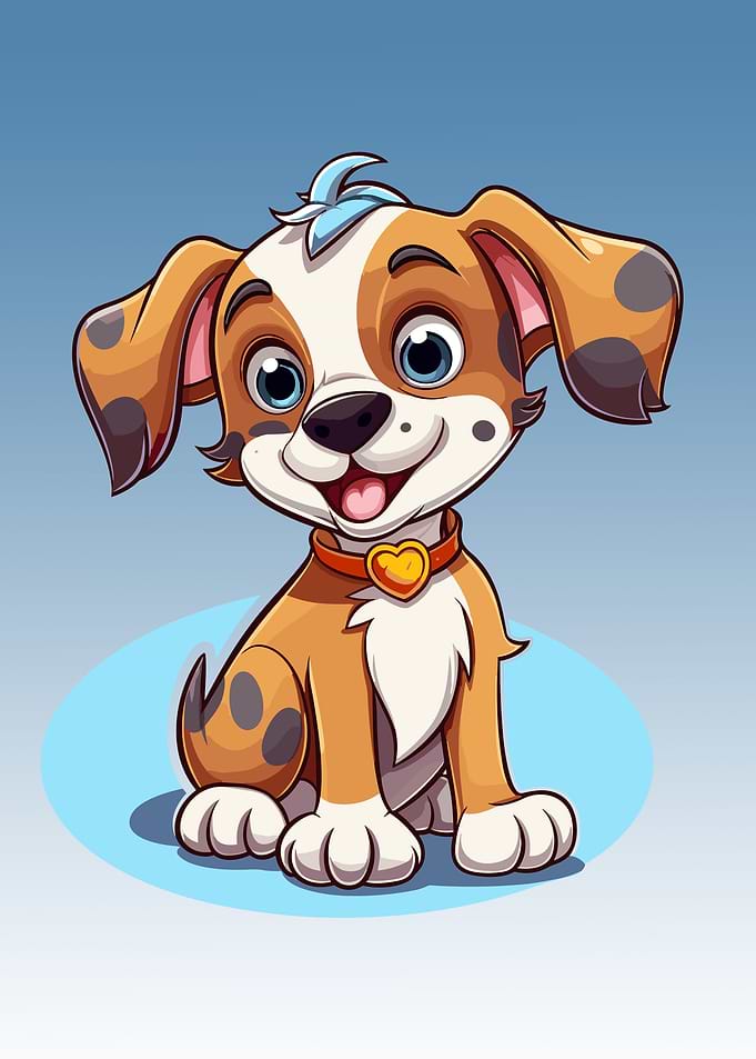 A cute puppy