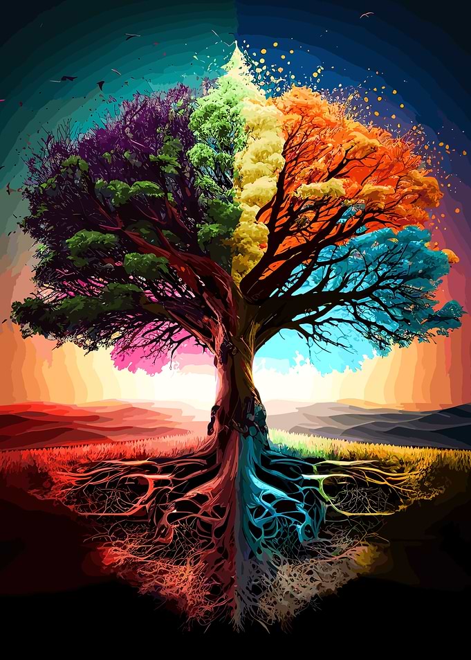 Colorful Tree