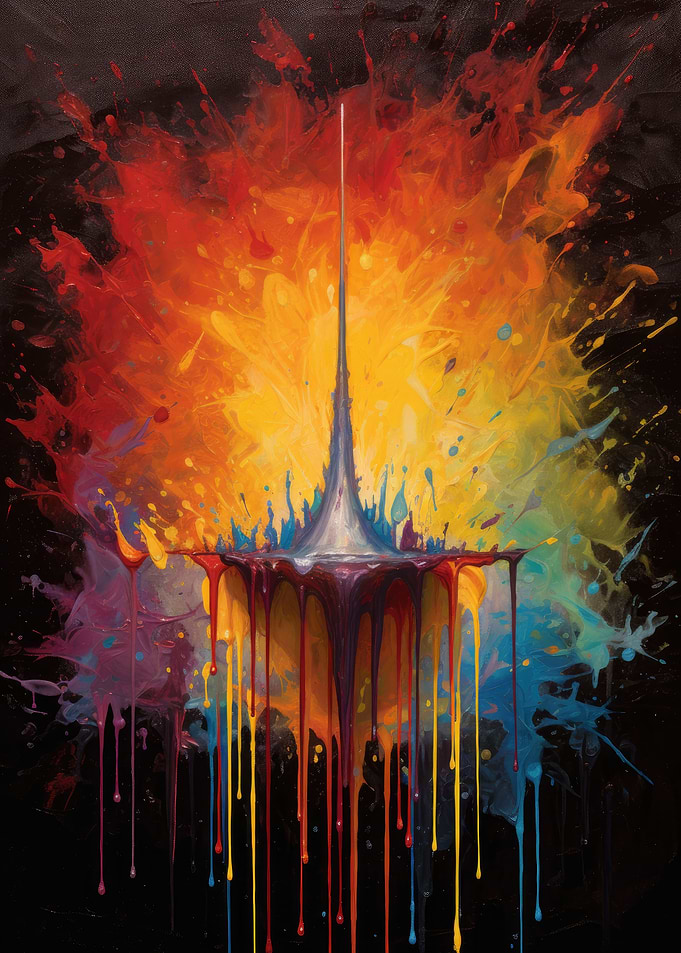 Colored Paint Splash