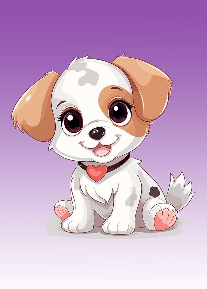 A cute puppy