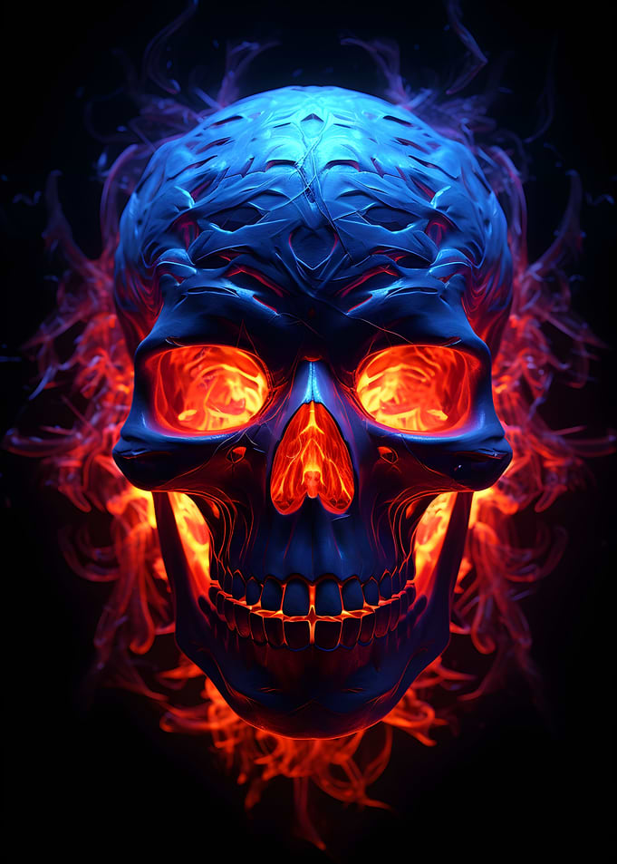 Skull in Flams