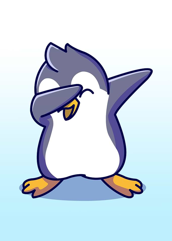 cute penguin animal